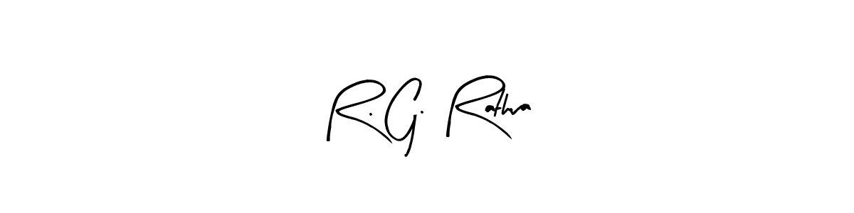 You should practise on your own different ways (Arty Signature) to write your name (R. G. Rathva) in signature. don't let someone else do it for you. R. G. Rathva signature style 8 images and pictures png