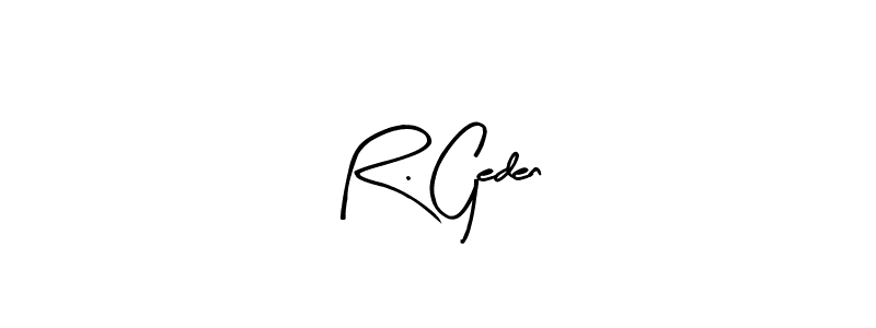 How to Draw R. Geden signature style? Arty Signature is a latest design signature styles for name R. Geden. R. Geden signature style 8 images and pictures png