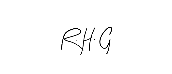 Make a beautiful signature design for name R. H. G. Use this online signature maker to create a handwritten signature for free. R. H. G signature style 8 images and pictures png