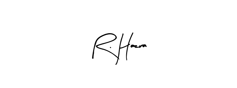 Similarly Arty Signature is the best handwritten signature design. Signature creator online .You can use it as an online autograph creator for name R. Hazra. R. Hazra signature style 8 images and pictures png