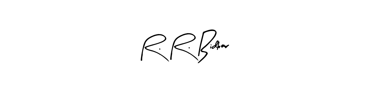 R. R. Bidkar stylish signature style. Best Handwritten Sign (Arty Signature) for my name. Handwritten Signature Collection Ideas for my name R. R. Bidkar. R. R. Bidkar signature style 8 images and pictures png