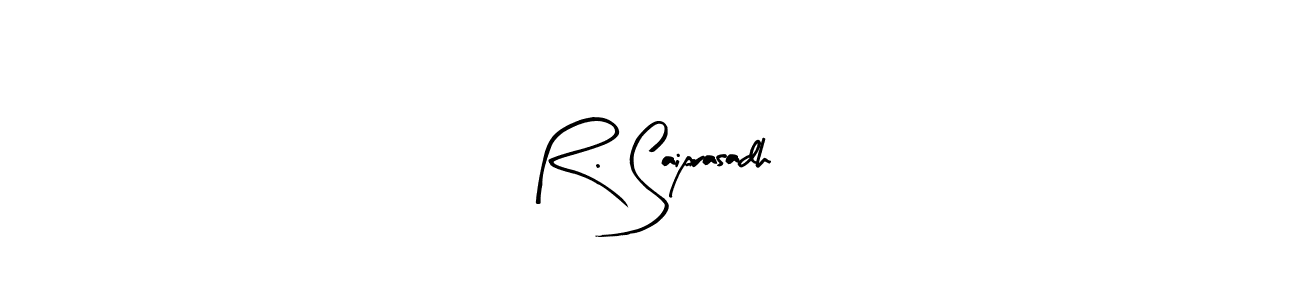 You can use this online signature creator to create a handwritten signature for the name R. Saiprasadh. This is the best online autograph maker. R. Saiprasadh signature style 8 images and pictures png