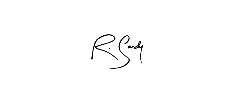 Arty Signature is a professional signature style that is perfect for those who want to add a touch of class to their signature. It is also a great choice for those who want to make their signature more unique. Get R. Sandy name to fancy signature for free. R. Sandy signature style 8 images and pictures png