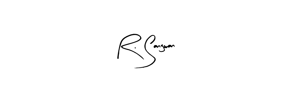 Design your own signature with our free online signature maker. With this signature software, you can create a handwritten (Arty Signature) signature for name R. Sangwan. R. Sangwan signature style 8 images and pictures png