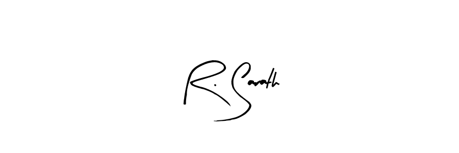 You should practise on your own different ways (Arty Signature) to write your name (R. Sarath) in signature. don't let someone else do it for you. R. Sarath signature style 8 images and pictures png