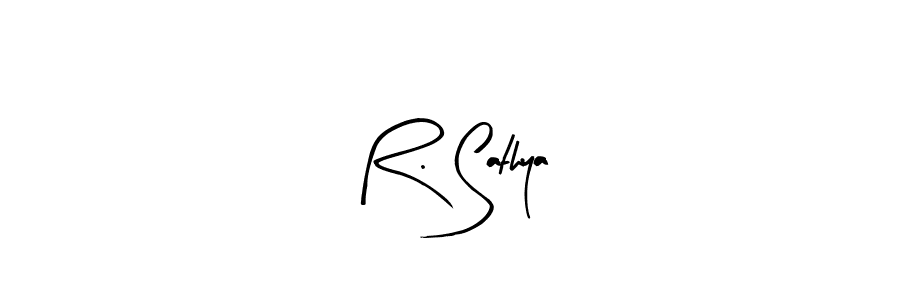 R. Sathya stylish signature style. Best Handwritten Sign (Arty Signature) for my name. Handwritten Signature Collection Ideas for my name R. Sathya. R. Sathya signature style 8 images and pictures png