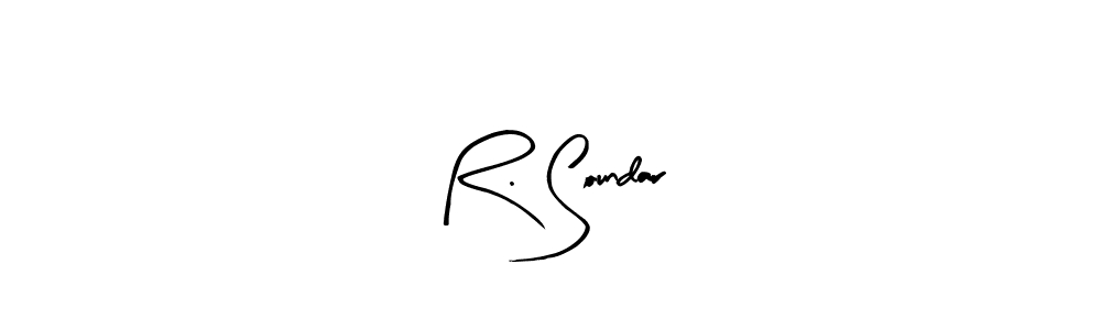 You can use this online signature creator to create a handwritten signature for the name R. Soundar. This is the best online autograph maker. R. Soundar signature style 8 images and pictures png