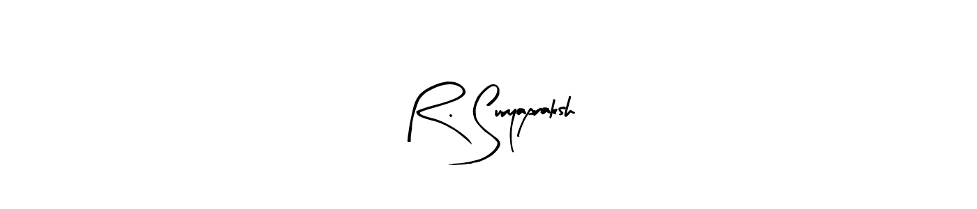 This is the best signature style for the R. Suryapraksh name. Also you like these signature font (Arty Signature). Mix name signature. R. Suryapraksh signature style 8 images and pictures png