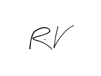 R. V stylish signature style. Best Handwritten Sign (Arty Signature) for my name. Handwritten Signature Collection Ideas for my name R. V. R. V signature style 8 images and pictures png