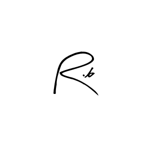 You should practise on your own different ways (Arty Signature) to write your name (R.b) in signature. don't let someone else do it for you. R.b signature style 8 images and pictures png