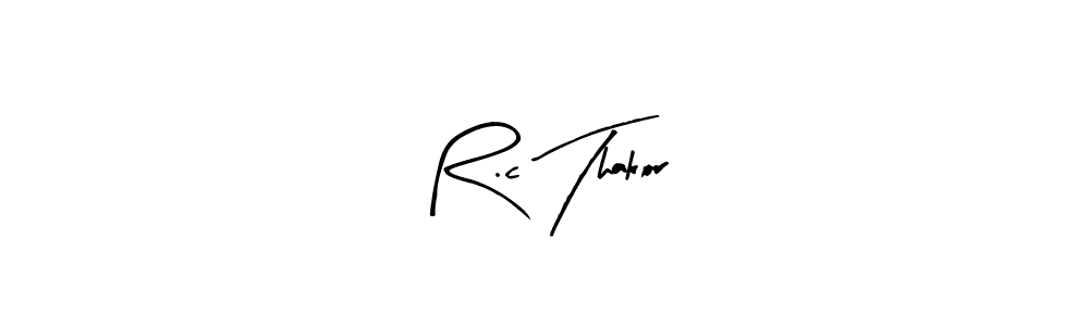 Also we have R.c Thakor name is the best signature style. Create professional handwritten signature collection using Arty Signature autograph style. R.c Thakor signature style 8 images and pictures png