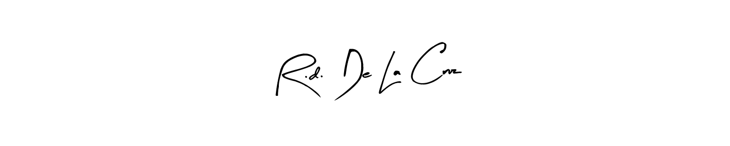 Design your own signature with our free online signature maker. With this signature software, you can create a handwritten (Arty Signature) signature for name R.d. De La Cruz. R.d. De La Cruz signature style 8 images and pictures png