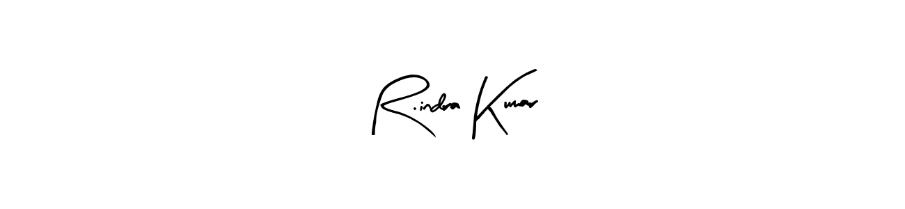 Create a beautiful signature design for name R.indra Kumar. With this signature (Arty Signature) fonts, you can make a handwritten signature for free. R.indra Kumar signature style 8 images and pictures png