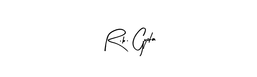 The best way (Arty Signature) to make a short signature is to pick only two or three words in your name. The name R.k. Gupta include a total of six letters. For converting this name. R.k. Gupta signature style 8 images and pictures png