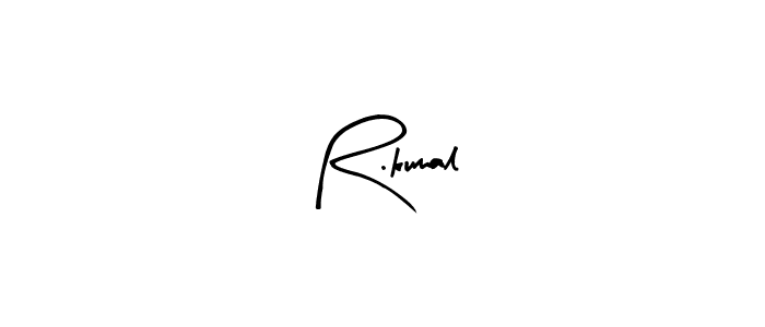 How to make R.kumal name signature. Use Arty Signature style for creating short signs online. This is the latest handwritten sign. R.kumal signature style 8 images and pictures png