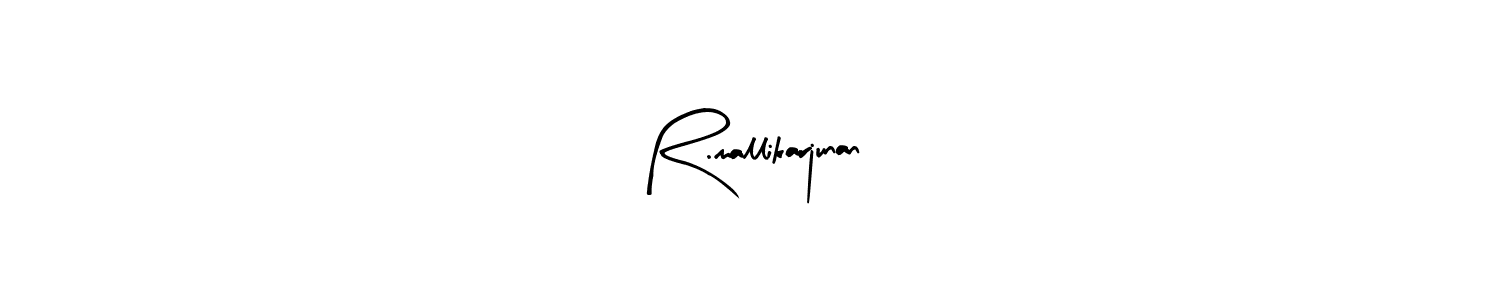 Design your own signature with our free online signature maker. With this signature software, you can create a handwritten (Arty Signature) signature for name R.mallikarjunan. R.mallikarjunan signature style 8 images and pictures png