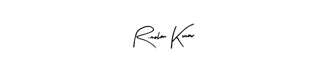 Make a short R.mohan Kumar signature style. Manage your documents anywhere anytime using Arty Signature. Create and add eSignatures, submit forms, share and send files easily. R.mohan Kumar signature style 8 images and pictures png