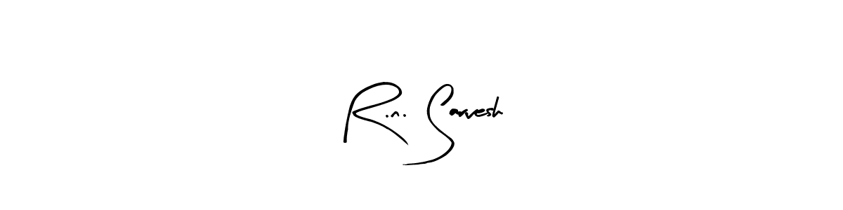 It looks lik you need a new signature style for name R.n. Sarvesh. Design unique handwritten (Arty Signature) signature with our free signature maker in just a few clicks. R.n. Sarvesh signature style 8 images and pictures png