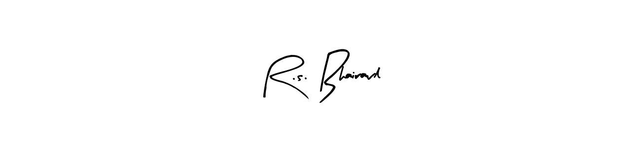 Similarly Arty Signature is the best handwritten signature design. Signature creator online .You can use it as an online autograph creator for name R.s. Bhairavl. R.s. Bhairavl signature style 8 images and pictures png