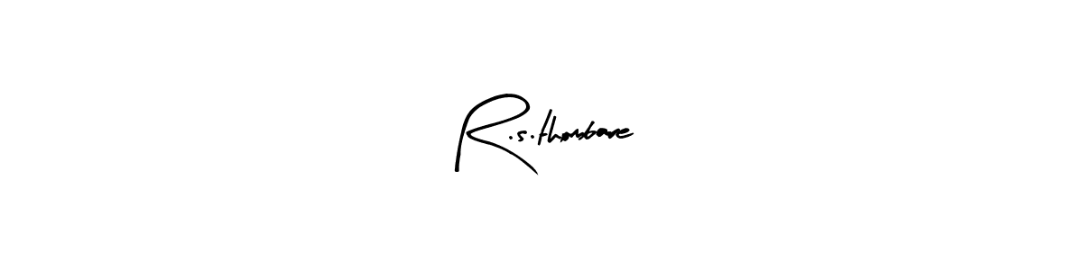 Best and Professional Signature Style for R.s.thombare. Arty Signature Best Signature Style Collection. R.s.thombare signature style 8 images and pictures png