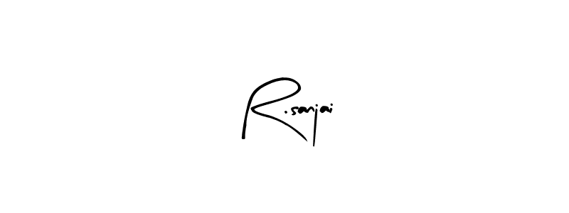 R.sanjai stylish signature style. Best Handwritten Sign (Arty Signature) for my name. Handwritten Signature Collection Ideas for my name R.sanjai. R.sanjai signature style 8 images and pictures png