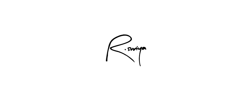 How to make R.suriya signature? Arty Signature is a professional autograph style. Create handwritten signature for R.suriya name. R.suriya signature style 8 images and pictures png