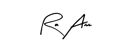 Create an unforgettable impression when signing with Ra Amm name styled in Arty Signature typography. 100% free online generator. Ra Amm signature style 8 images and pictures png