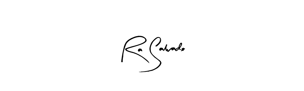 Similarly Arty Signature is the best handwritten signature design. Signature creator online .You can use it as an online autograph creator for name Ra Salvado. Ra Salvado signature style 8 images and pictures png