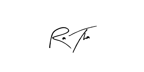 Use a signature maker to create a handwritten signature online. With this signature software, you can design (Arty Signature) your own signature for name Ra Tha. Ra Tha signature style 8 images and pictures png