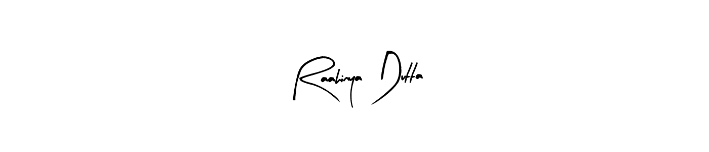 It looks lik you need a new signature style for name Raahinya Dutta. Design unique handwritten (Arty Signature) signature with our free signature maker in just a few clicks. Raahinya Dutta signature style 8 images and pictures png