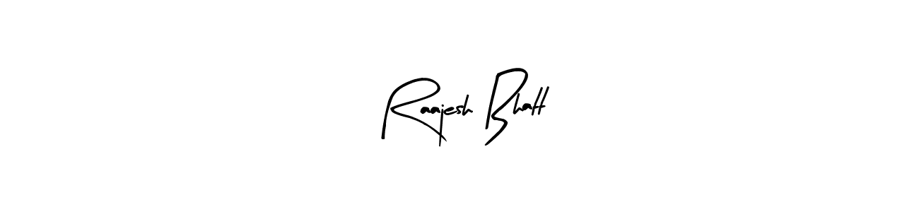 You can use this online signature creator to create a handwritten signature for the name Raajesh Bhatt. This is the best online autograph maker. Raajesh Bhatt signature style 8 images and pictures png