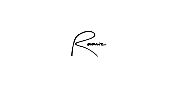 The best way (Arty Signature) to make a short signature is to pick only two or three words in your name. The name Raamiz include a total of six letters. For converting this name. Raamiz signature style 8 images and pictures png