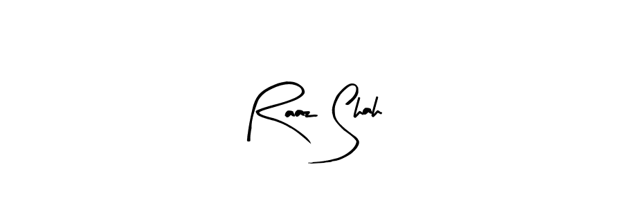 Create a beautiful signature design for name Raaz Shah. With this signature (Arty Signature) fonts, you can make a handwritten signature for free. Raaz Shah signature style 8 images and pictures png