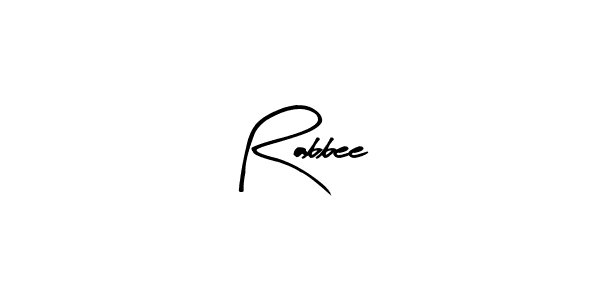 Design your own signature with our free online signature maker. With this signature software, you can create a handwritten (Arty Signature) signature for name Rabbee. Rabbee signature style 8 images and pictures png