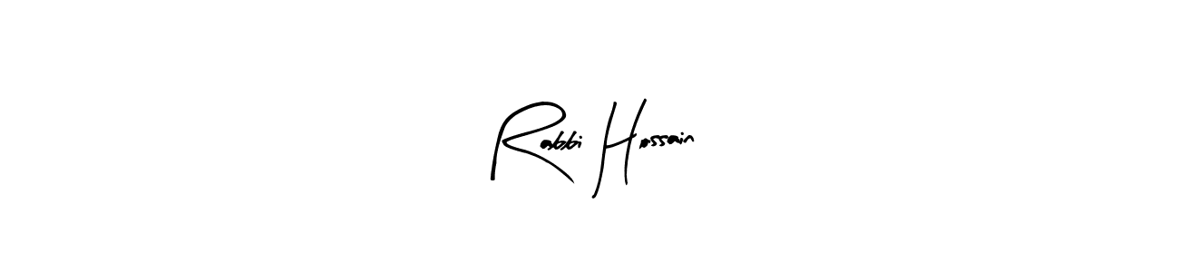Also we have Rabbi Hossain name is the best signature style. Create professional handwritten signature collection using Arty Signature autograph style. Rabbi Hossain signature style 8 images and pictures png