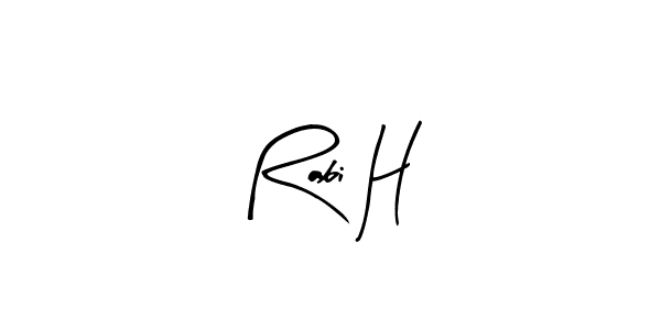 You can use this online signature creator to create a handwritten signature for the name Rabi H. This is the best online autograph maker. Rabi H signature style 8 images and pictures png