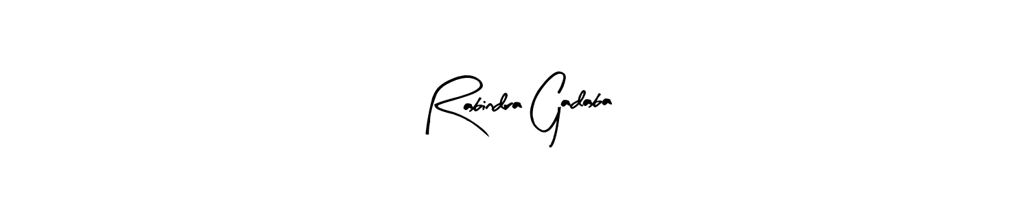 Also we have Rabindra Gadaba name is the best signature style. Create professional handwritten signature collection using Arty Signature autograph style. Rabindra Gadaba signature style 8 images and pictures png
