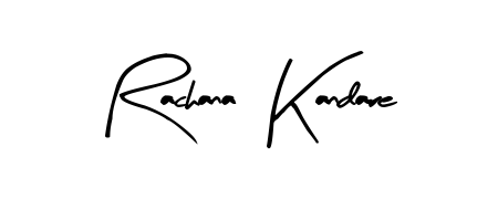 Also You can easily find your signature by using the search form. We will create Rachana  Kandare name handwritten signature images for you free of cost using Arty Signature sign style. Rachana  Kandare signature style 8 images and pictures png