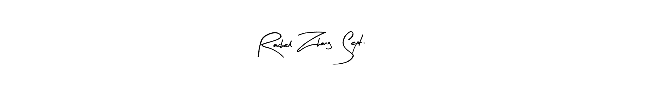 The best way (Arty Signature) to make a short signature is to pick only two or three words in your name. The name Rachel Zhang  Sept.2024 include a total of six letters. For converting this name. Rachel Zhang  Sept.2024 signature style 8 images and pictures png