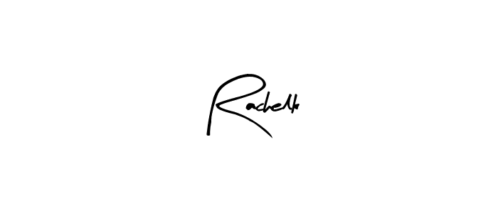 Similarly Arty Signature is the best handwritten signature design. Signature creator online .You can use it as an online autograph creator for name Rachelk. Rachelk signature style 8 images and pictures png