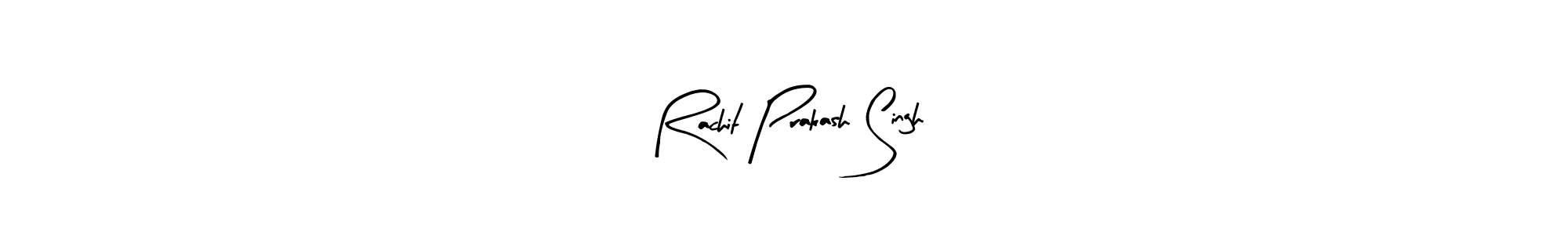 How to make Rachit Prakash Singh name signature. Use Arty Signature style for creating short signs online. This is the latest handwritten sign. Rachit Prakash Singh signature style 8 images and pictures png