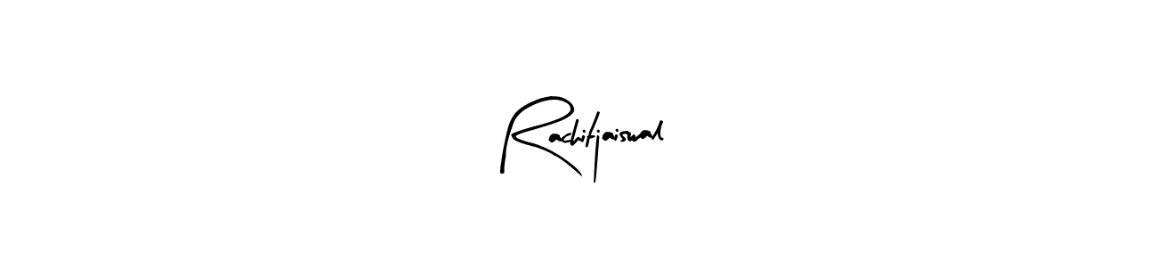 Use a signature maker to create a handwritten signature online. With this signature software, you can design (Arty Signature) your own signature for name Rachitjaiswal. Rachitjaiswal signature style 8 images and pictures png