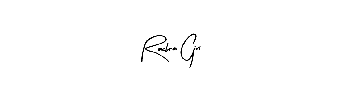 Make a beautiful signature design for name Rachna Giri. With this signature (Arty Signature) style, you can create a handwritten signature for free. Rachna Giri signature style 8 images and pictures png