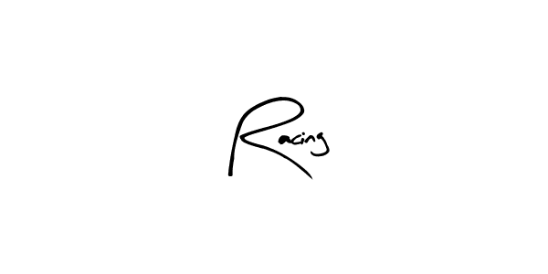 You should practise on your own different ways (Arty Signature) to write your name (Racing) in signature. don't let someone else do it for you. Racing signature style 8 images and pictures png