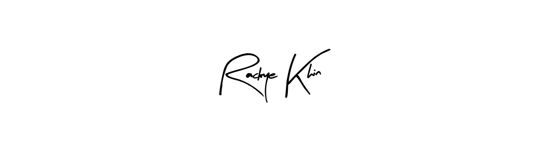 Use a signature maker to create a handwritten signature online. With this signature software, you can design (Arty Signature) your own signature for name Rackye Khin. Rackye Khin signature style 8 images and pictures png