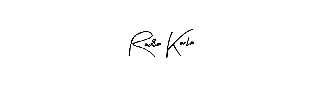 Radha Kanha stylish signature style. Best Handwritten Sign (Arty Signature) for my name. Handwritten Signature Collection Ideas for my name Radha Kanha. Radha Kanha signature style 8 images and pictures png