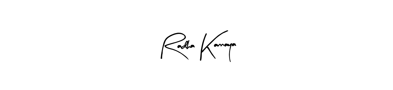 It looks lik you need a new signature style for name Radha Kannaya. Design unique handwritten (Arty Signature) signature with our free signature maker in just a few clicks. Radha Kannaya signature style 8 images and pictures png