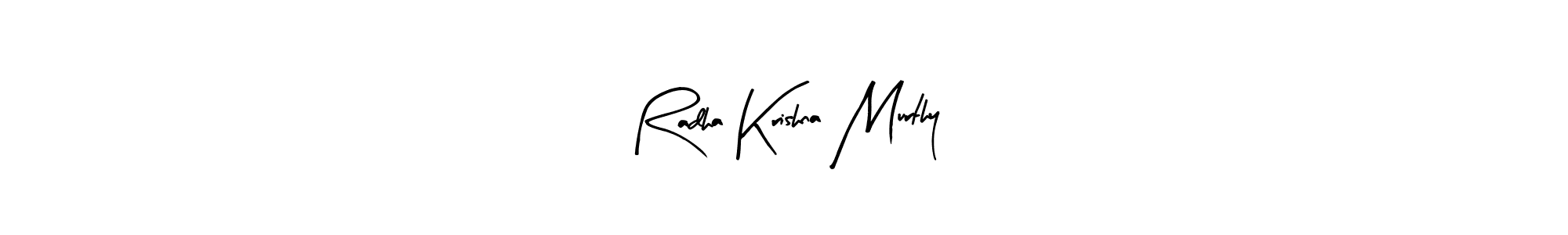 Create a beautiful signature design for name Radha Krishna Murthy. With this signature (Arty Signature) fonts, you can make a handwritten signature for free. Radha Krishna Murthy signature style 8 images and pictures png