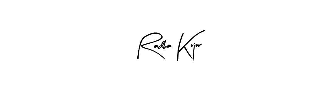 How to make Radha Kujur signature? Arty Signature is a professional autograph style. Create handwritten signature for Radha Kujur name. Radha Kujur signature style 8 images and pictures png