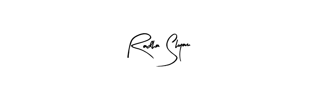 How to make Radha Shyam name signature. Use Arty Signature style for creating short signs online. This is the latest handwritten sign. Radha Shyam signature style 8 images and pictures png